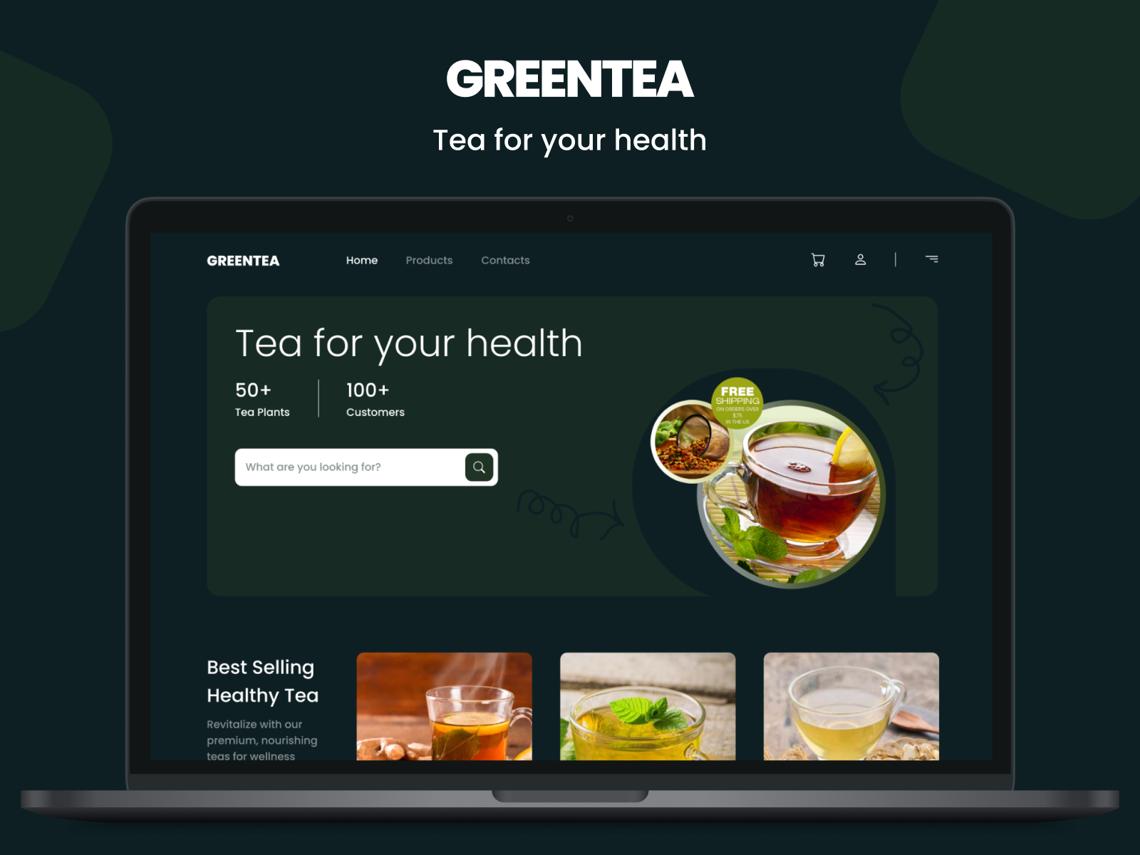 GreenTea — Case Study · Product Design